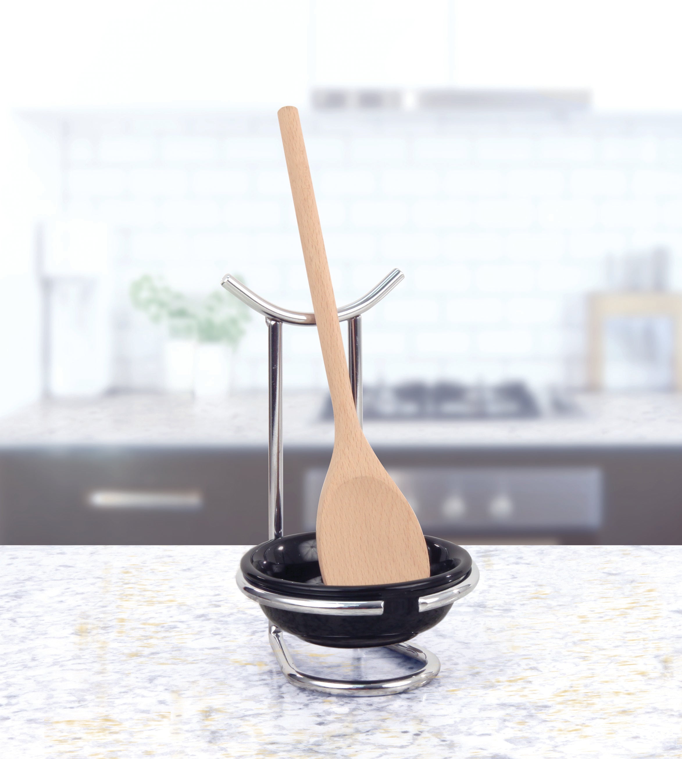 Compact Metal Kitchen Spoon Rest - Image 6