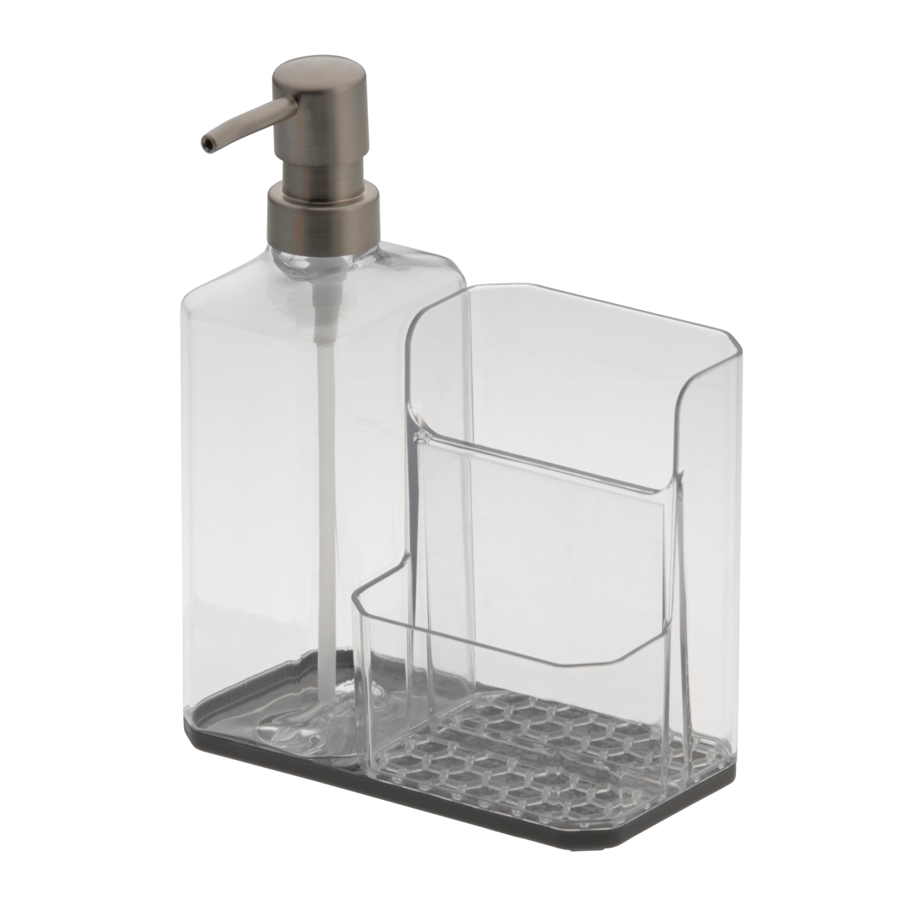 Sink Sponge Brush Organizer with Dispenser