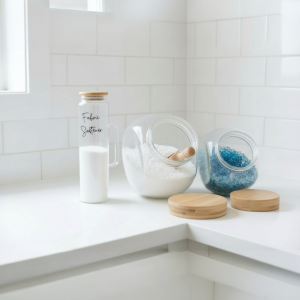 Clear Storage Jar for Everyday Organization