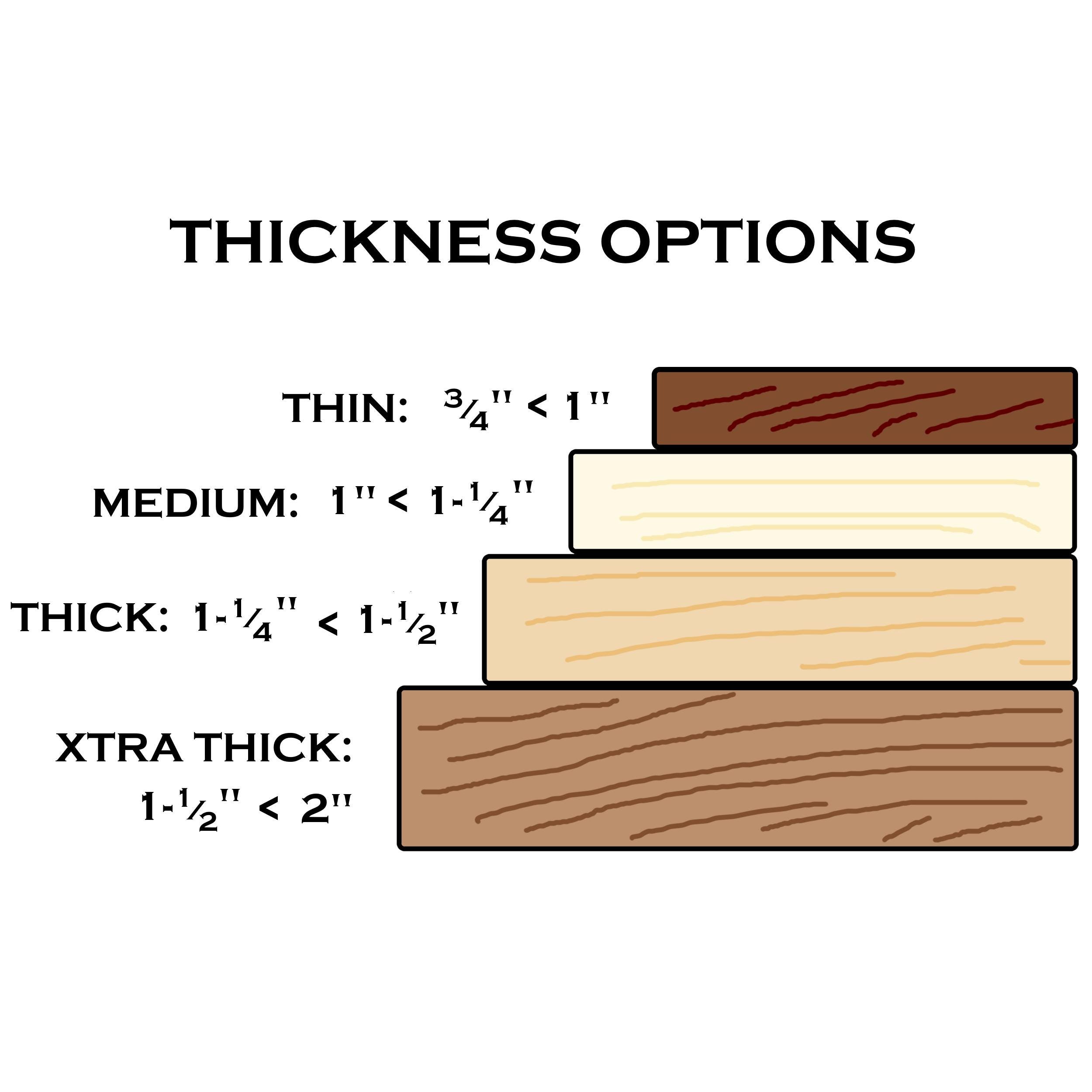 One-Piece Solid Wood Cutting Board in Maple, Walnut or Cherry - Image 4
