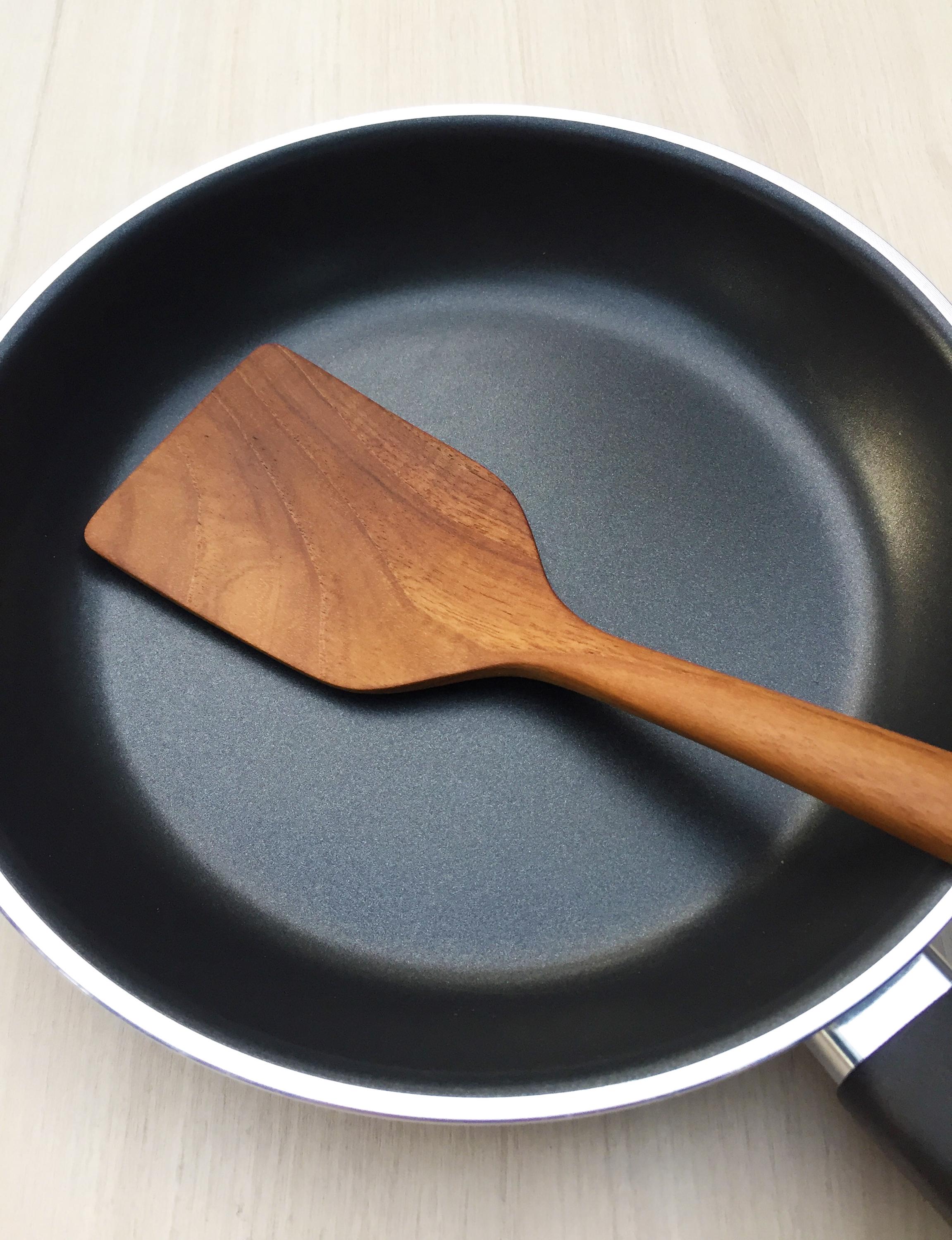 Golden Teak Spatula, 12-Inch Thin Wood Turner - Image 12