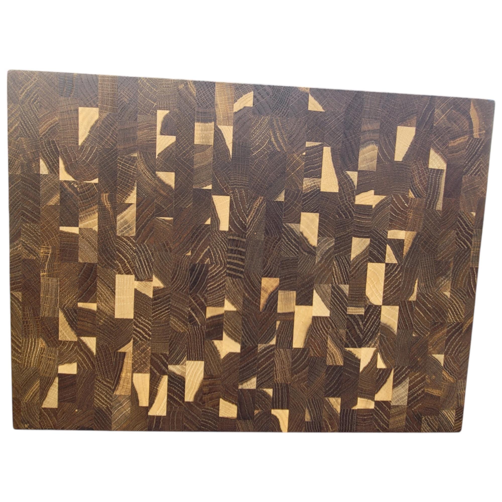 Dark Oak End Grain Cutting Board - Image 15