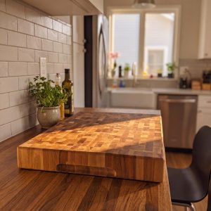 Large Hard Maple End-Grain Cutting Board and Butcher Block