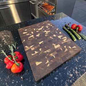 Dark Oak End Grain Cutting Board