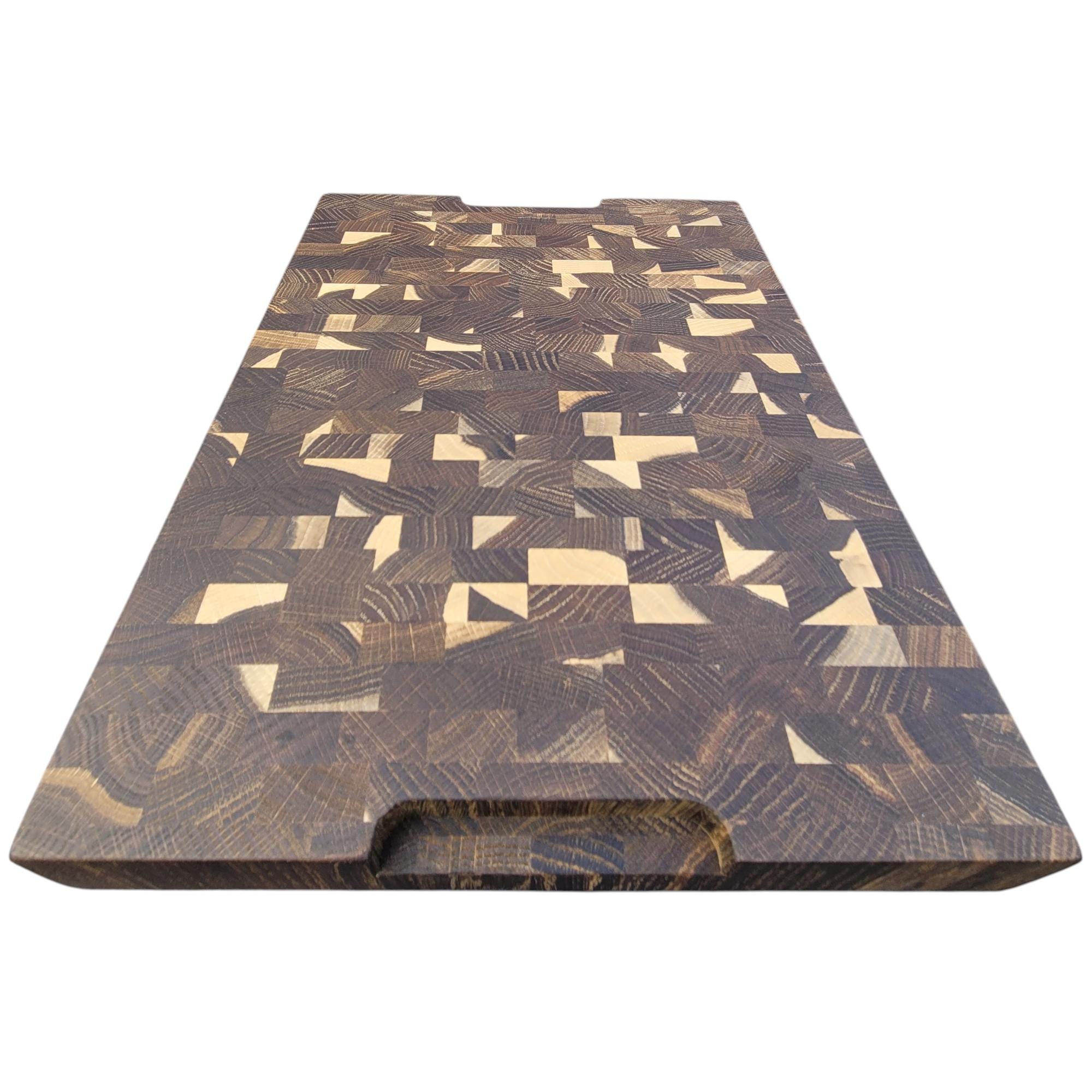 Dark Oak End Grain Cutting Board - Image 19